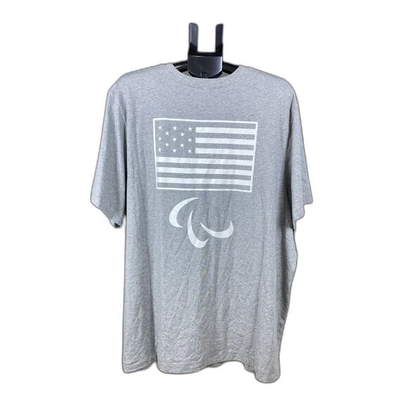 SKIMS Team USA Gray T-Shirt Women’s XXL Olympic Flag Graphic Tee NWT - Picture 3 of 6